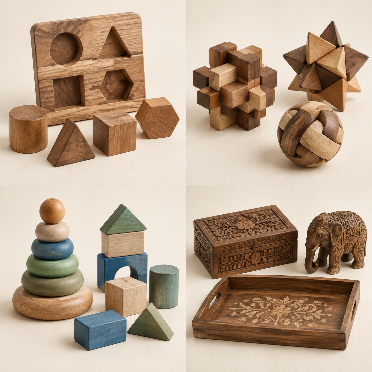 Wooden Educational Toys & Handicrafts